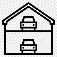 storage, car, parking, tools icon svg