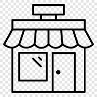 store, shopping, retail, mall icon svg