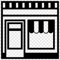 store, clothes, shoes, accessories icon svg