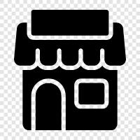 store, stores, shopping, shop icon svg