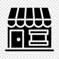 store, shopping, groceries, food icon svg