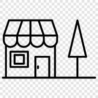 store location, store hours, store hours for Christmas, store hours for Thanksgiving icon svg