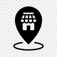 store location map, store locations, store locator, store location icon svg