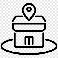 store location map, store locations, store locator, store location icon svg