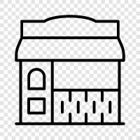 storefront, store front, shop, retail icon svg