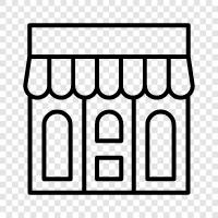 storefront, store front, shop, store icon svg