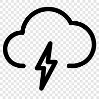 storm, weather, thunder, lightning bolt icon svg