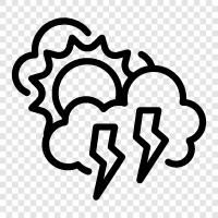 storm, lightning, weather, thunderstorm icon svg