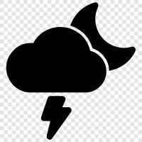 storm, weather, thunder, rain icon svg