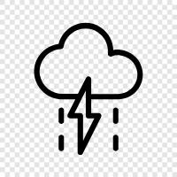 storm, tornado, lightning, weather icon svg