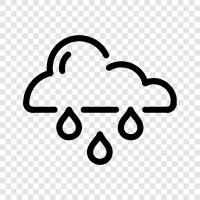 storm, weather, drops, precipitation icon svg