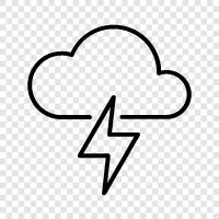 storm, weather, lightening, thunderstorm icon svg