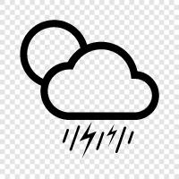 storm, rain, thunder, lightning icon svg