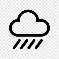 storm, rainfall, thunderstorm, downpour icon svg