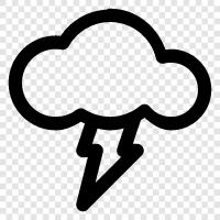 storm, weather, thunder, rain icon svg