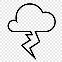 storm, rain, lightning, thunderstorm icon svg