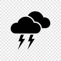 storm, weather, lighting, sound icon svg