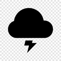 storm, weather, tornado, lightning icon svg