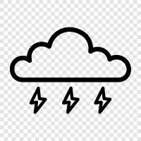 storm, weather, tornado, thunder icon svg