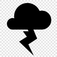 storm, lightning, weather, sky icon svg