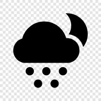 storm, snow, meteor, ice icon svg