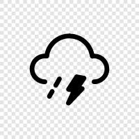 storm, lightning, thunderstorm, weather icon svg