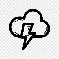 storm, lightning, thunderstorm, weather icon svg