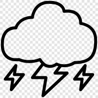 storm, lightning, rainfall, hurricane icon svg