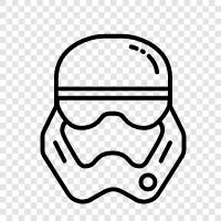 Stormtrooper armor, Stormtrooper helmet, Stormtrooper weapon, Stormtrooper icon svg