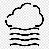 stormy, blustery, gusty, rough icon svg