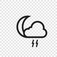 stormy, dark, cloudy, rain icon svg