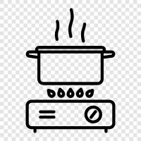 stove, cookware, oven, microwave icon svg