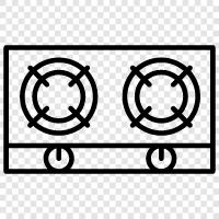 stove, oven, cooking, grilling icon svg