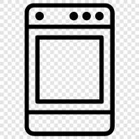 stove, range, kitchen, appliance icon svg