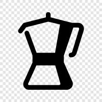 stovetop espresso maker, coffee maker, espresso maker, stovetop coffee maker icon svg