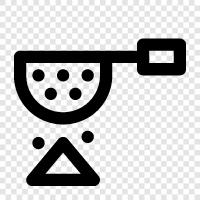 strainer, kitchen, kitchen appliance, kitchen tools icon svg