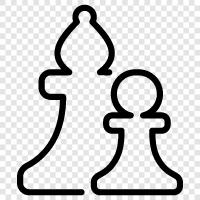 strategy, chessboard, chess pieces, chess game icon svg