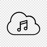 Streaming Music, Music Streaming, Online Music, Music Streaming Services icon svg