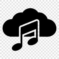 Streaming music, Listen to music, Online music, Music streaming icon svg