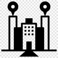 Street, City, State, Zip icon svg