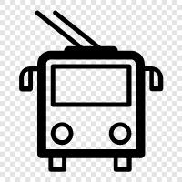 streetcar, light rail, urban transit, rail transit icon svg