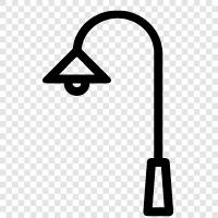 Straßenbeleuchtung, Licht, Leuchte, Lampe symbol