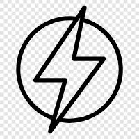 strength, energy, electricity, volts icon svg