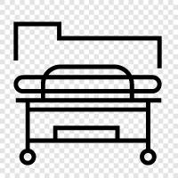 stretchers, portable stretchers, emergency stretchers, medical stretchers icon svg