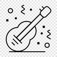 String, Stringed, Stringed Instrument, Acoustic Guitar icon svg