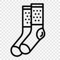 Gestreifte Socken, Baumwollsocken, Socken, Spaß symbol