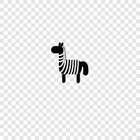 stripes, animal, African, wild icon svg