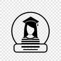 Student, College, Female, Teen icon svg