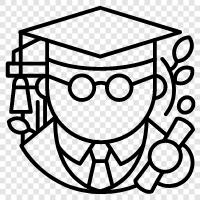 students, university, degrees, degrees online icon svg