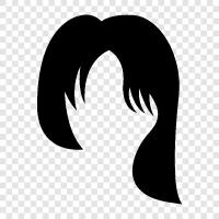 styles, hair extensions, hair products, hair growth icon svg